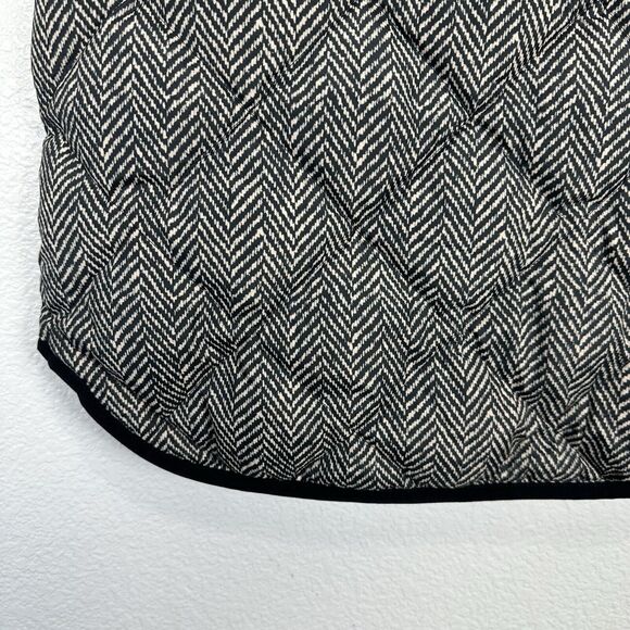 J Crew Down Vest Women XS Excursion Herringbone Quilted Preppy Outdoor - Picture 7 of 11